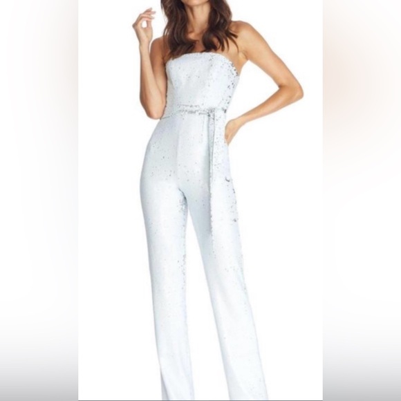 Dress the Population Trinity Dress - White Multi
